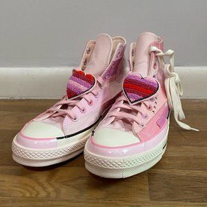 Millie Bobby Brown Pink Converse